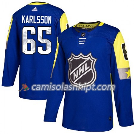 Camisola Ottawa Senators Erik Karlsson 65 2018 NHL All-Star Atlantic Division Adidas Royal Azul Authentic - Homem